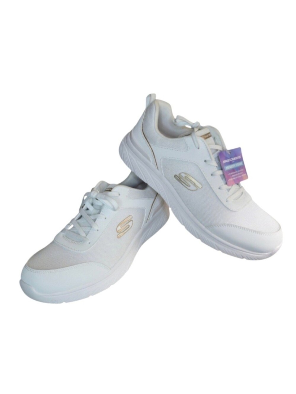 Skechers Eden Memory Foam in White, Size 11 Women's NWT!!